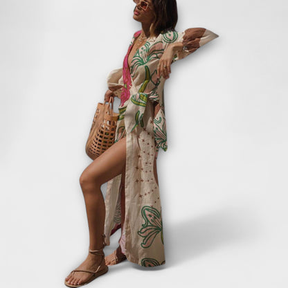 Tracey - Maxi vestido con lazo