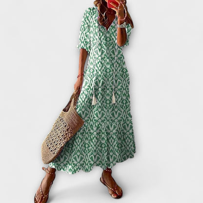 Anna – Vestido de verano bohemio femenino con silueta suelta