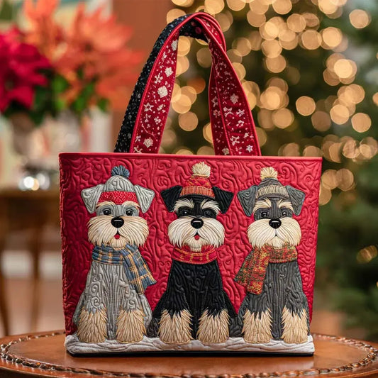 Bolso Artesanal | Trío de Schnauzers