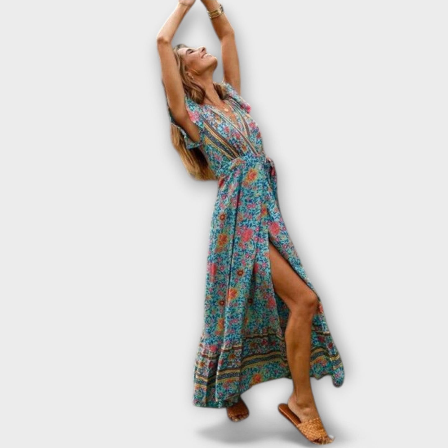 Shylin Boho Maxi Vestido