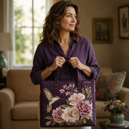 Bolso Artesanal | Colibrí y Orquídeas