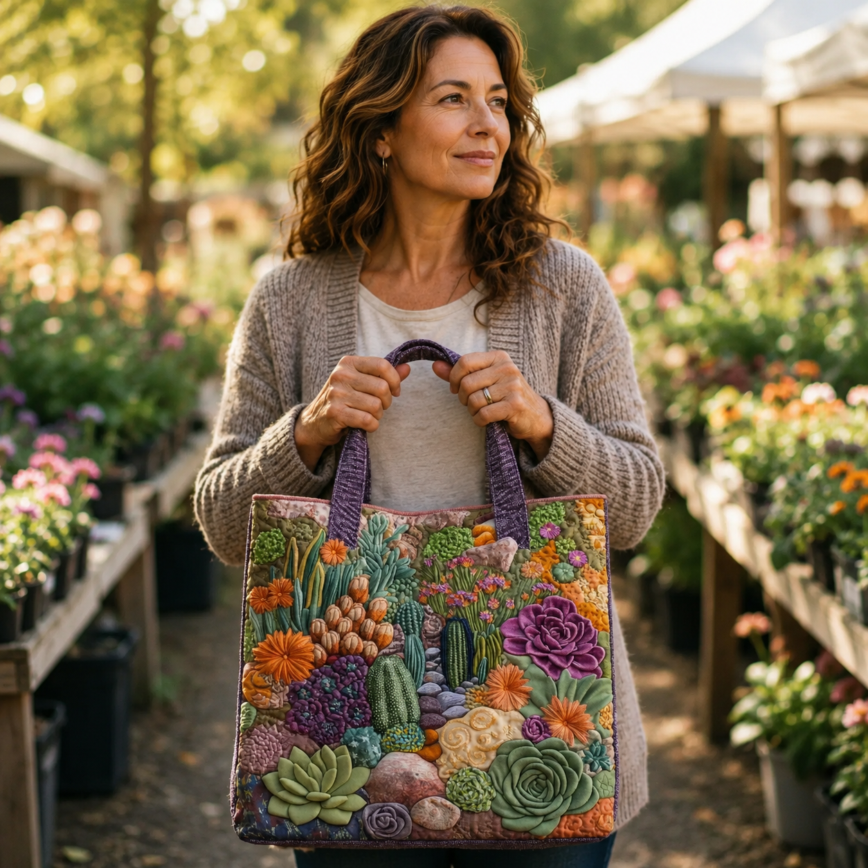 Bolso Artesanal | Jardín de Suculentas