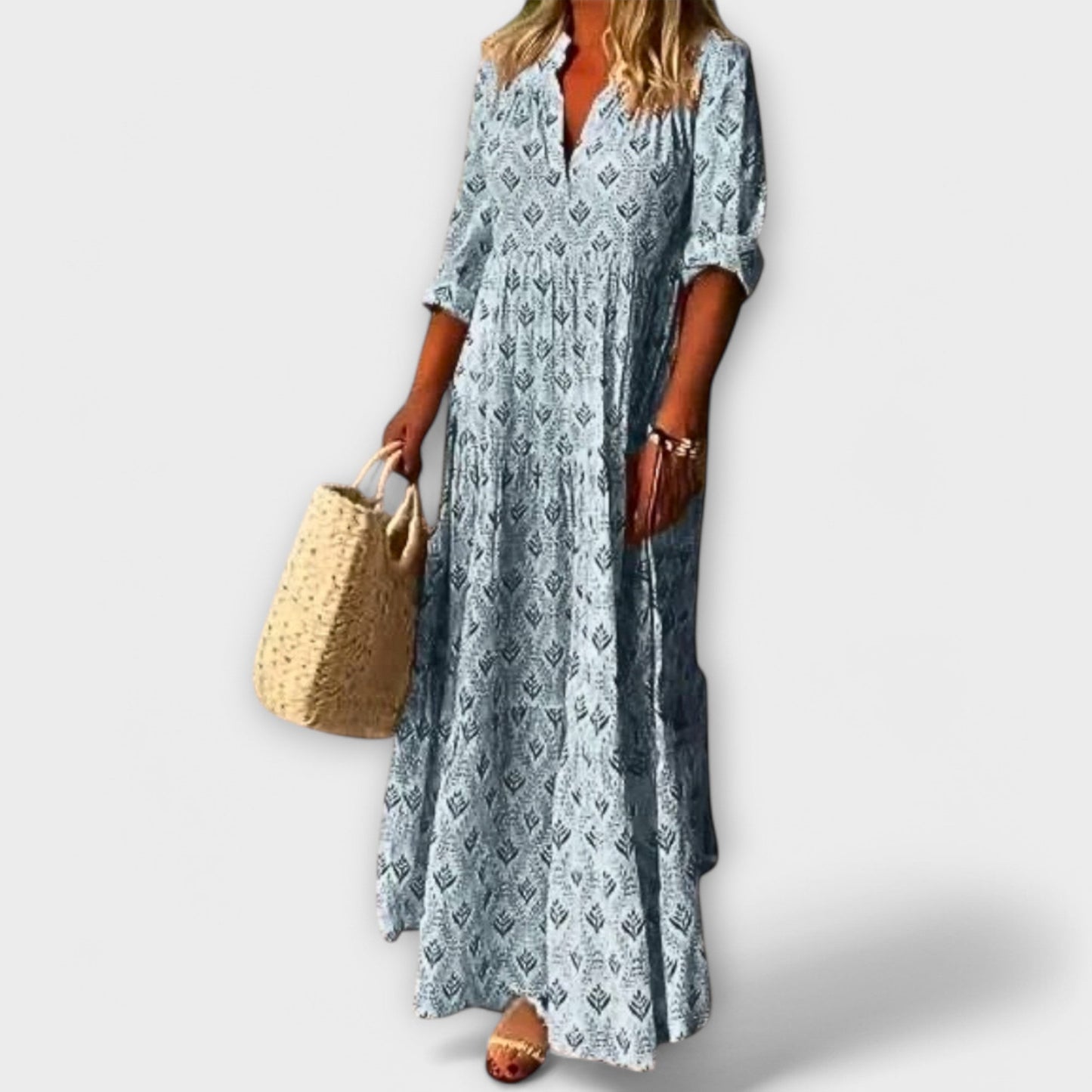 Sera - Vestido maxi de primavera elegante y cómodo