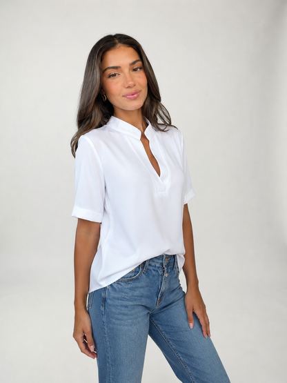 Elisa | Blusa elegante con cuello refinado