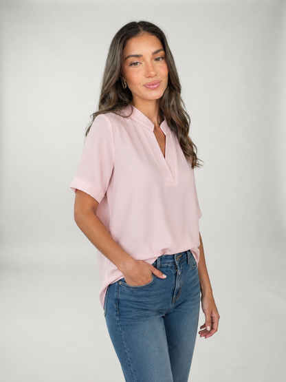 Elisa | Blusa elegante con cuello refinado