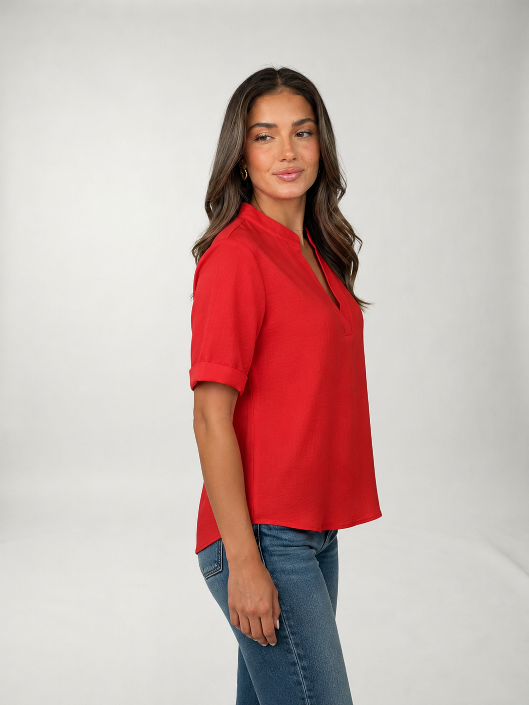 Elisa | Blusa elegante con cuello refinado