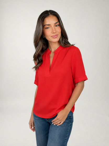 Elisa | Blusa elegante con cuello refinado