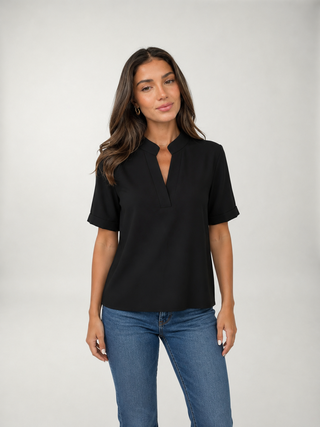 Elisa | Blusa elegante con cuello refinado
