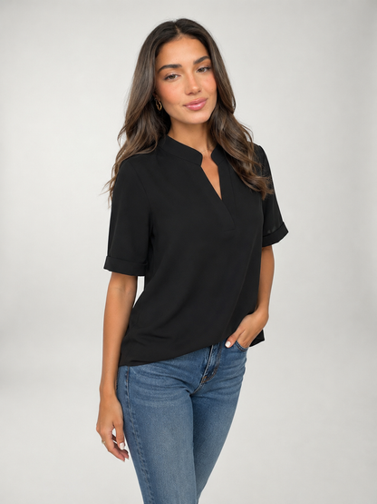 Elisa | Blusa elegante con cuello refinado