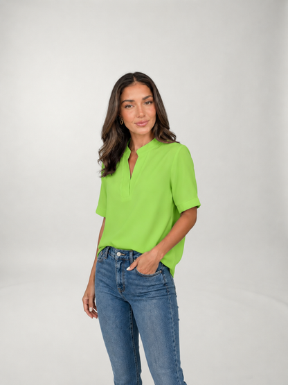 Elisa | Blusa elegante con cuello refinado