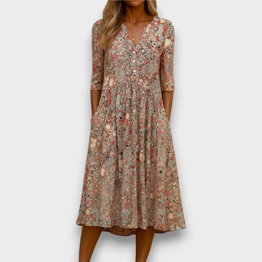Harlow - Vestido Elegante con Escote en V
