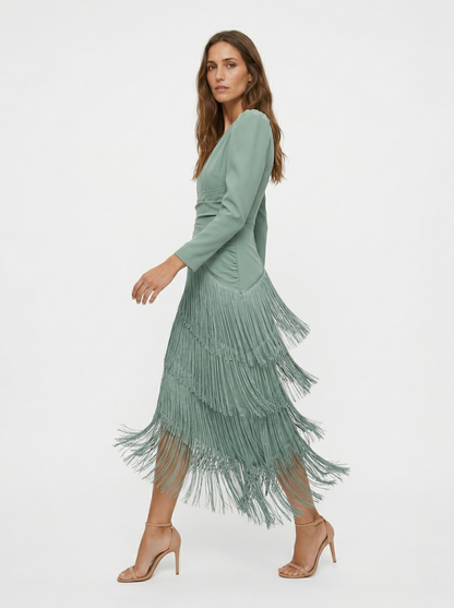 Adriana | Vestido de evento + Pendientes incluidos