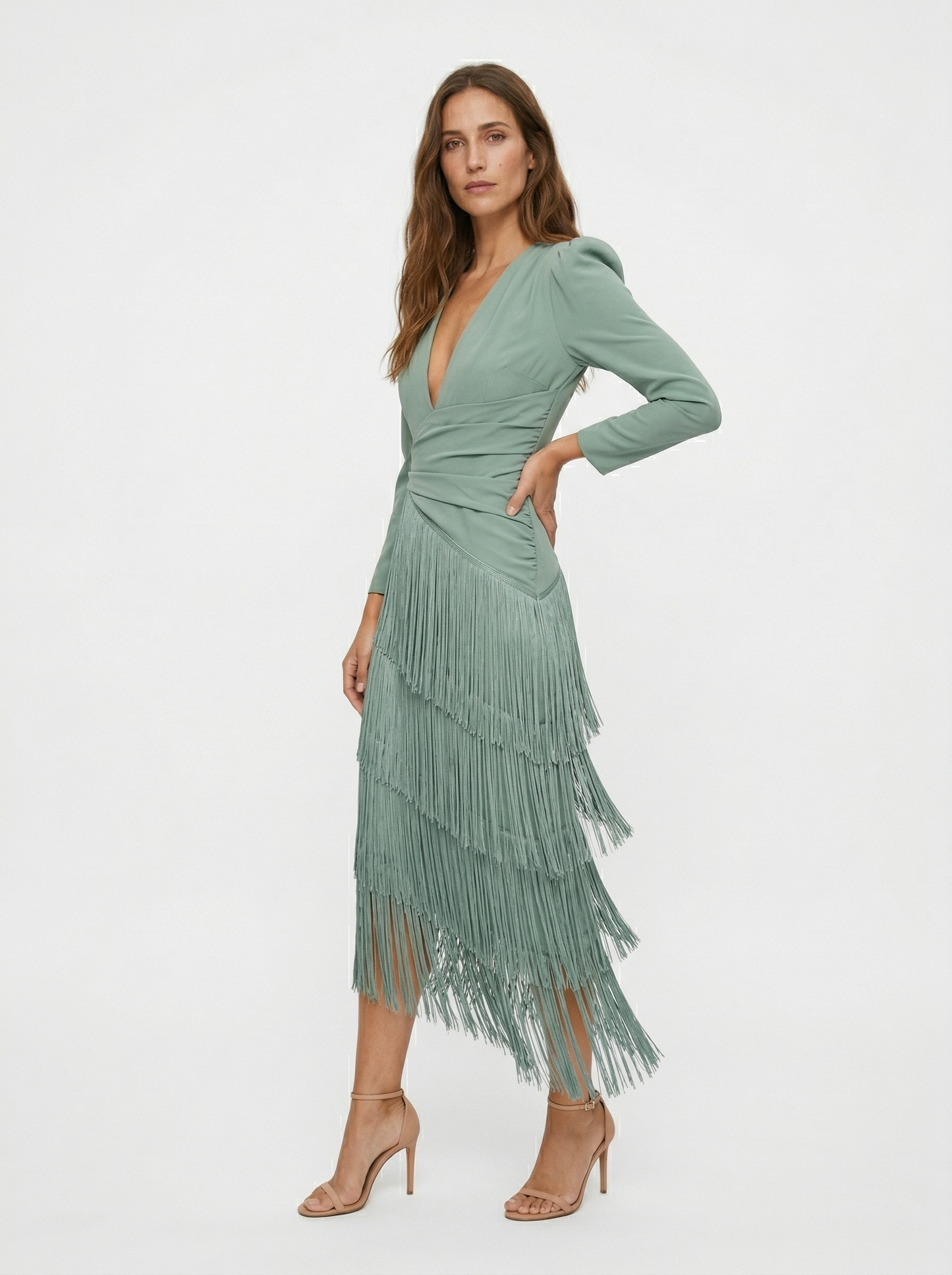 Adriana | Vestido de evento + Pendientes incluidos