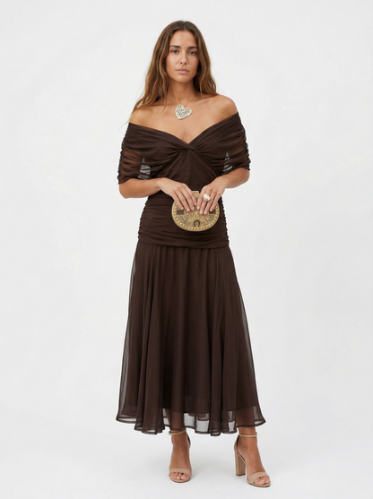 Nora | Vestido de eventos + Pendientes de Regalo