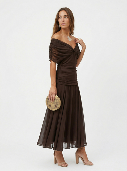 Nora | Vestido de eventos + Pendientes de Regalo
