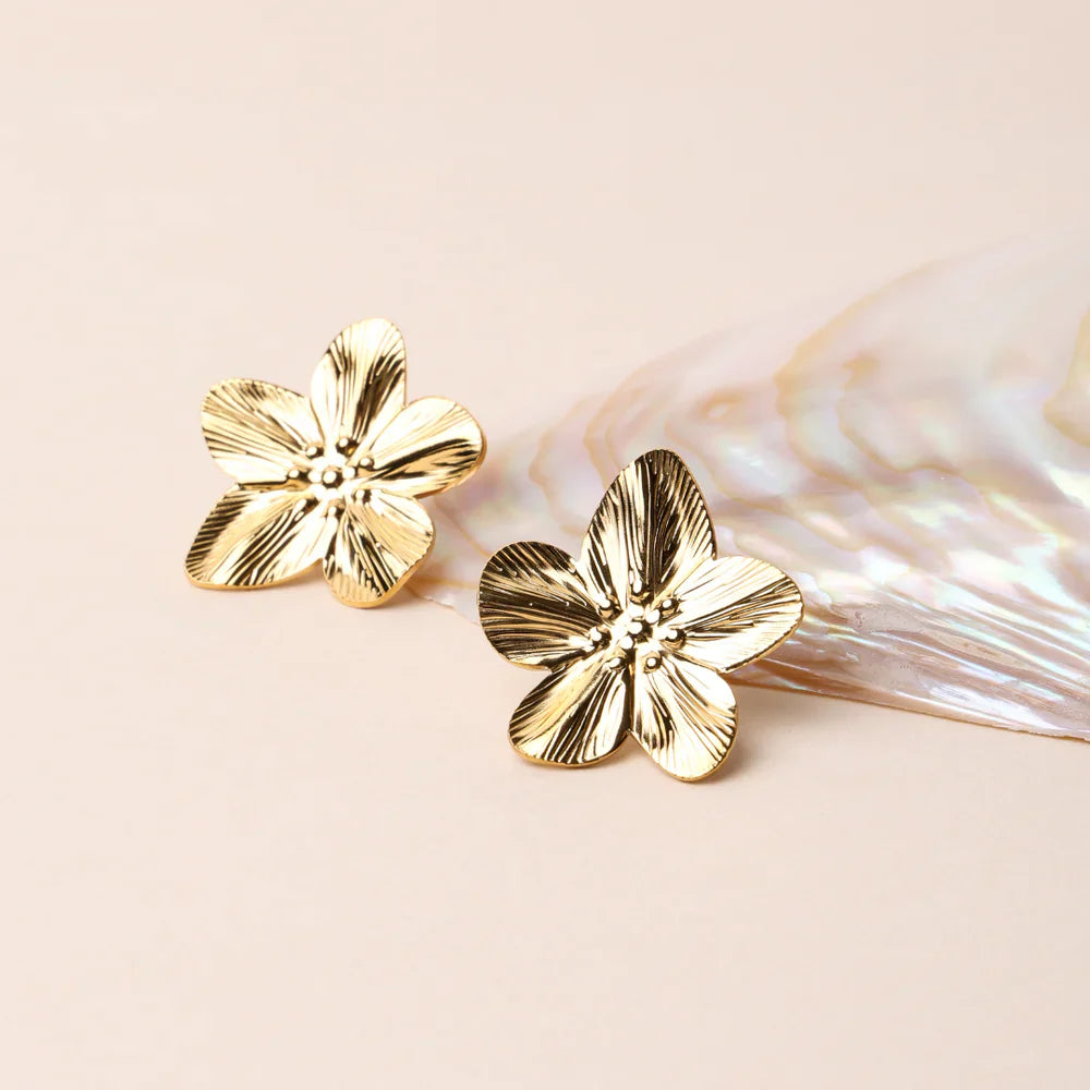 PENDIENTES FLOR HIBISCUS