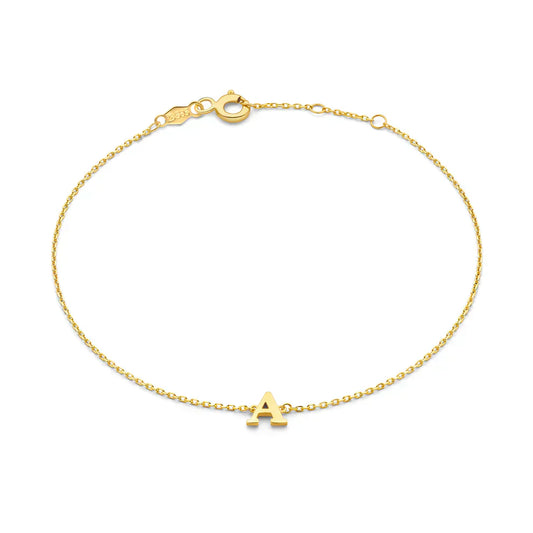 PULSERA MINIMAL CON INICIAL