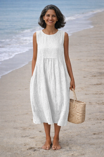 Sara | Vestido midi estampado