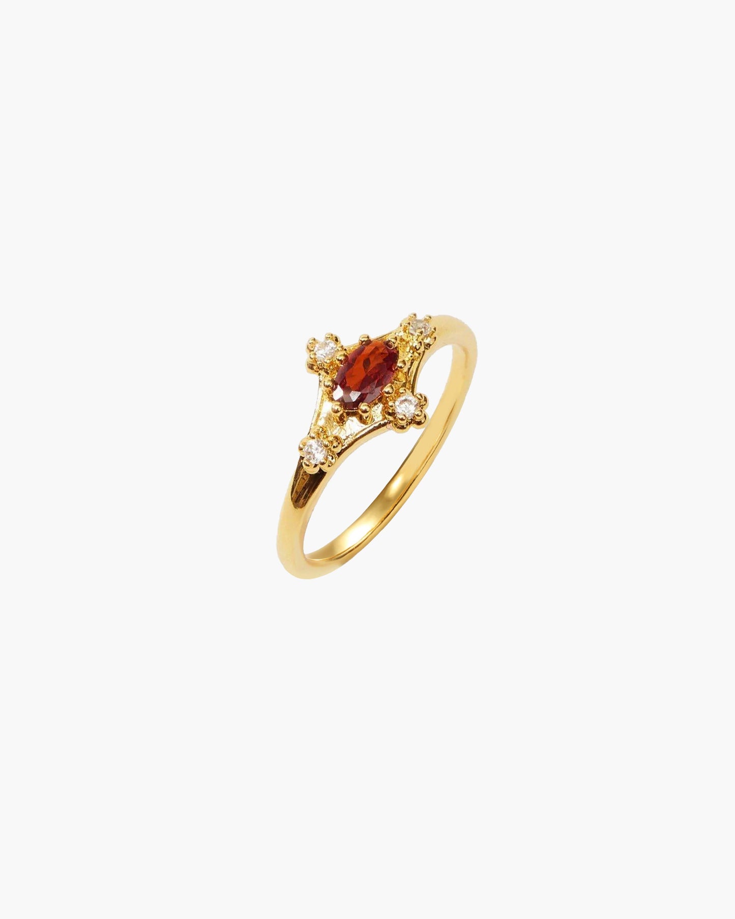 Anillo Juliet Granate