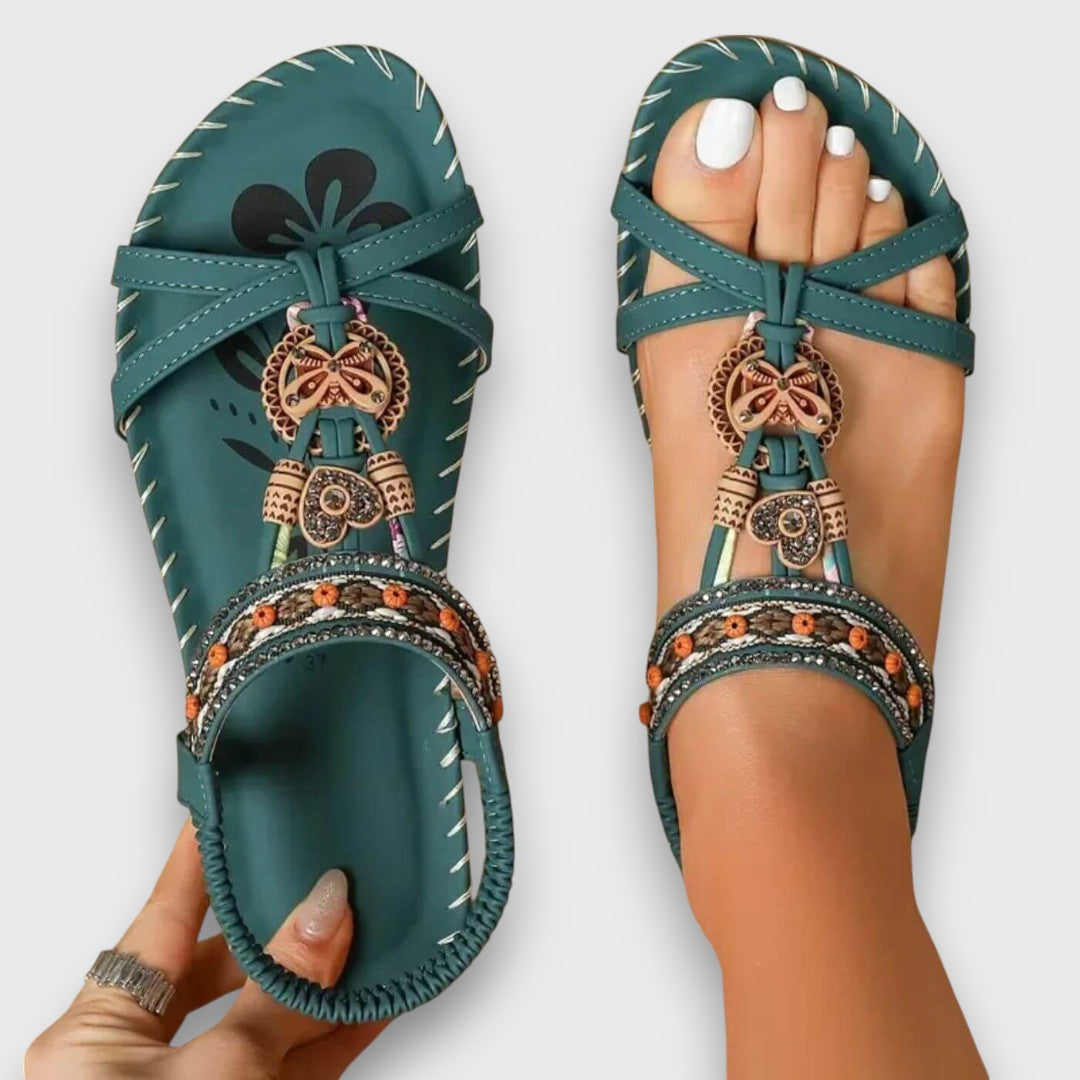 Arlena | Sandalias Boho con Comodidad Ortopédica