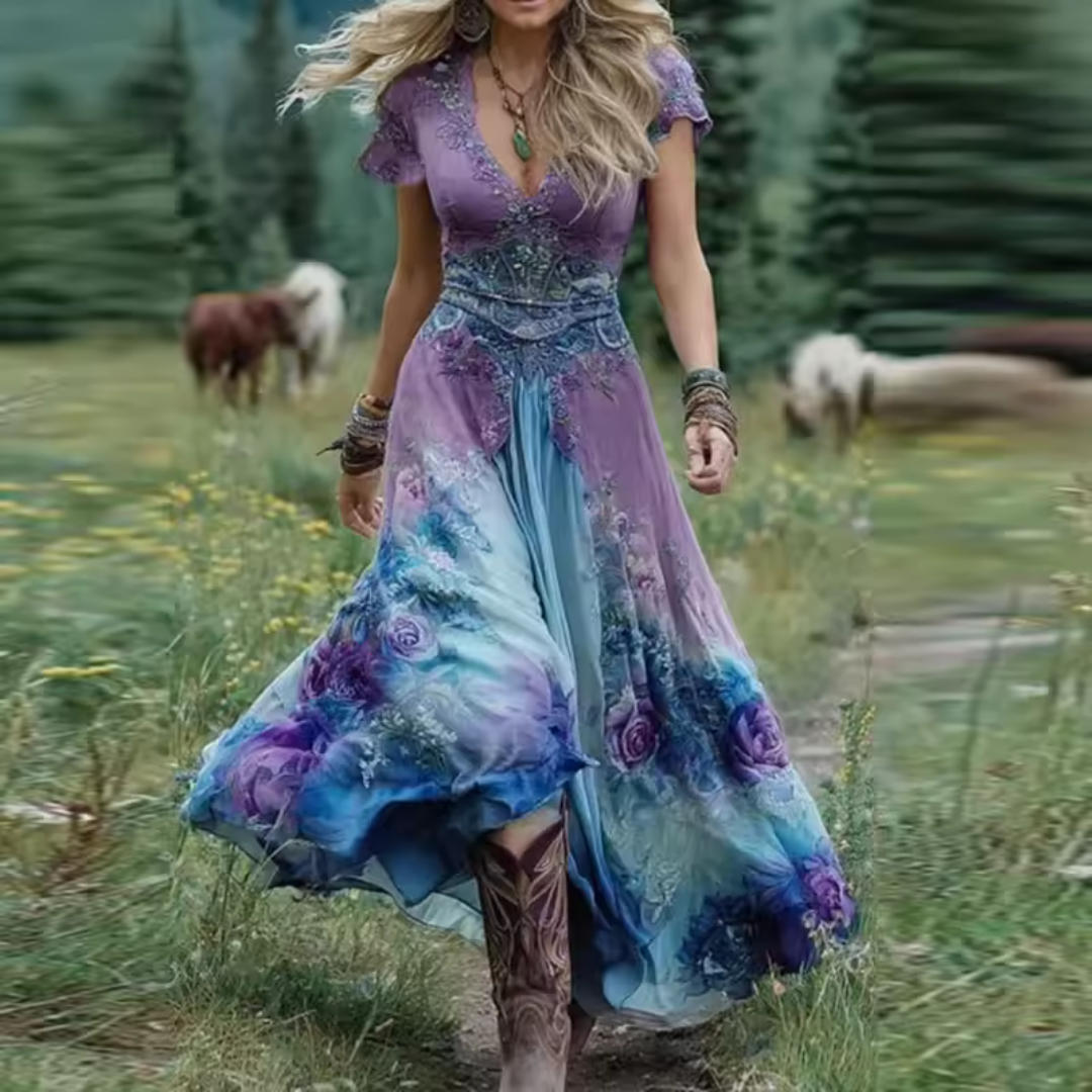 Celestine – Vestido bordado elegante