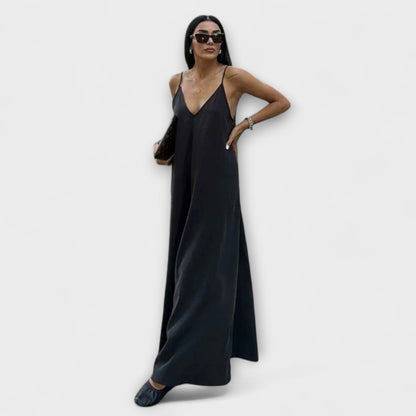 Maxi vestido sin mangas