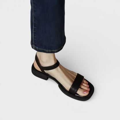 Sandalias Mujer Tacón Bajo Elegantes