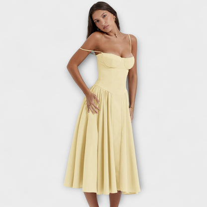 Rosalie - Elegante vestido de corsé sin mangas