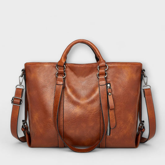 Cécile. - Gran bolsa de cuero