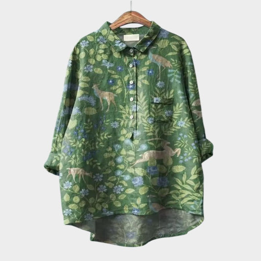 Mariska | Blusa premium con estampados florales
