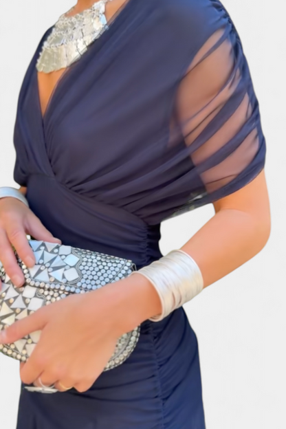 Eryzziah – Vestido elegante con estampado floral