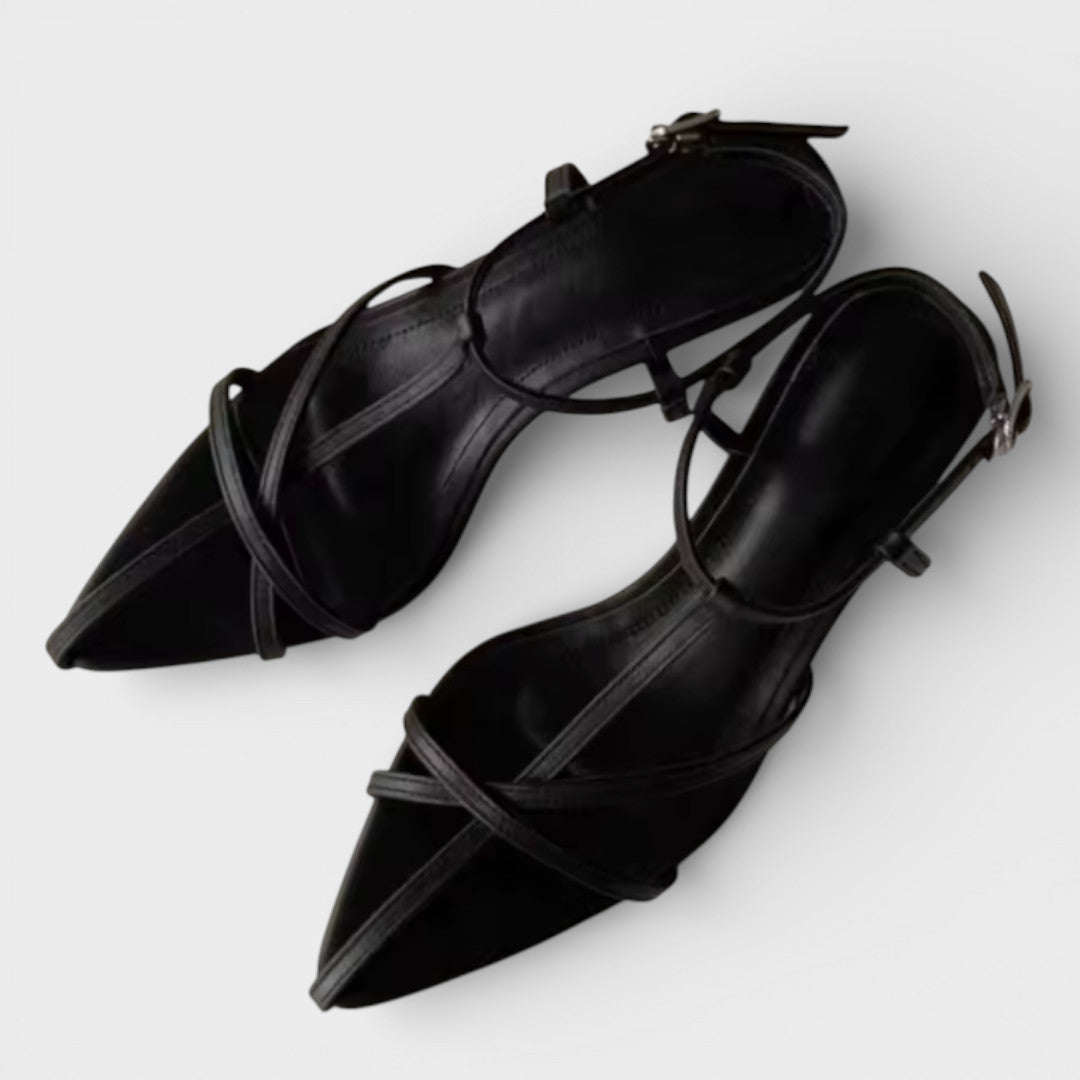 Sandalias Gladiador Tacón Bajo Mujer