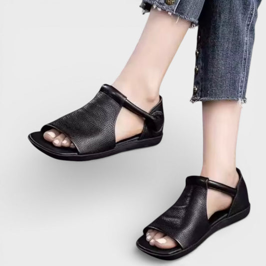 Sandalias Planas Retro Mujer