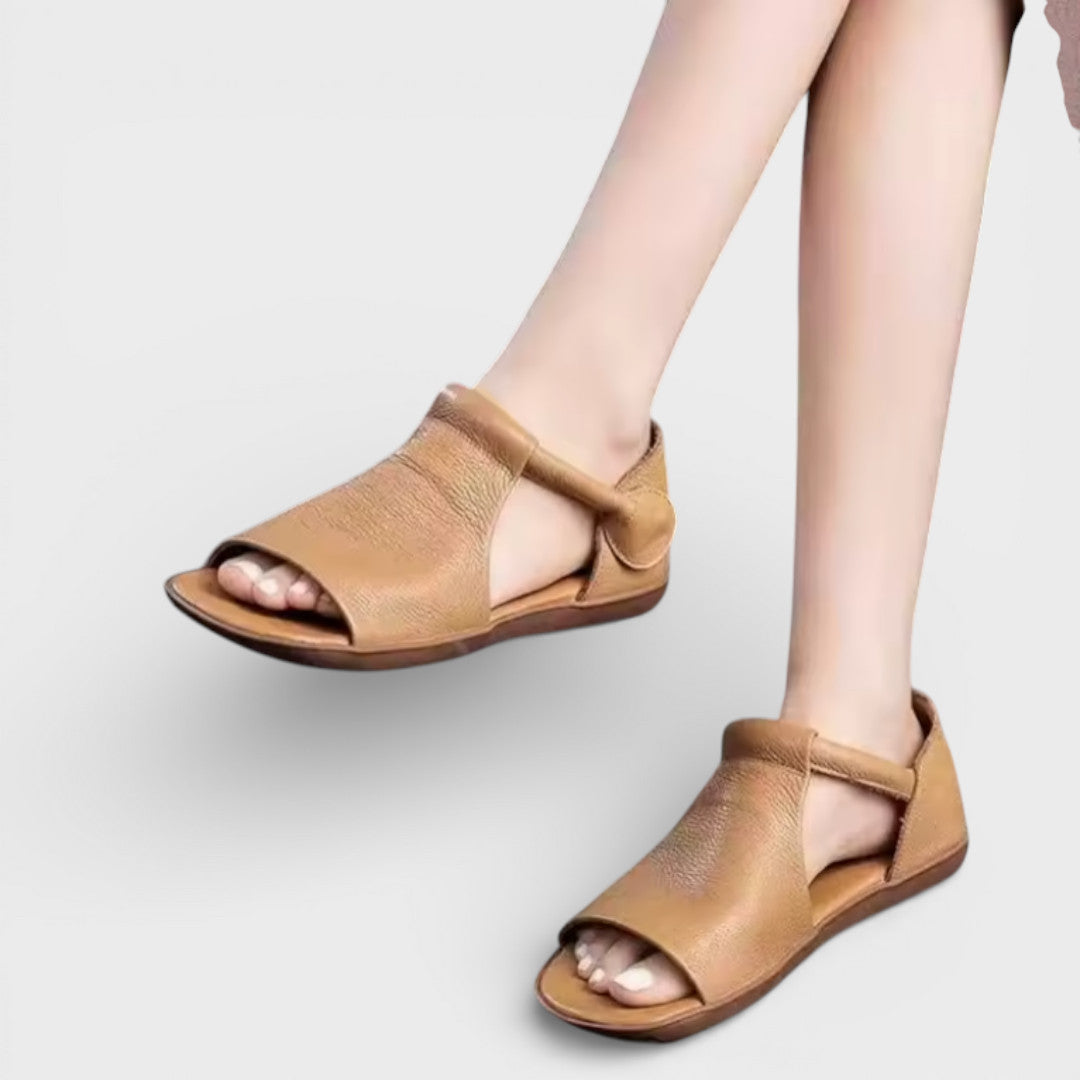 Sandalias Planas Retro Mujer