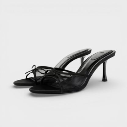 Sandalias Tacón Mujer Tiras Finas