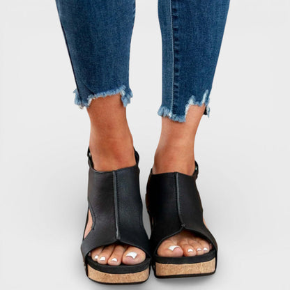 Sandalias Cuña Mujer Plataforma Cómodas