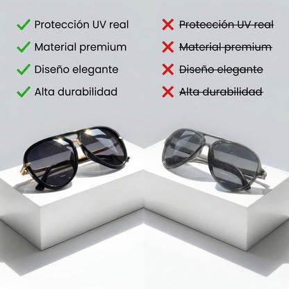 Gafas Aviador - Aura Noir