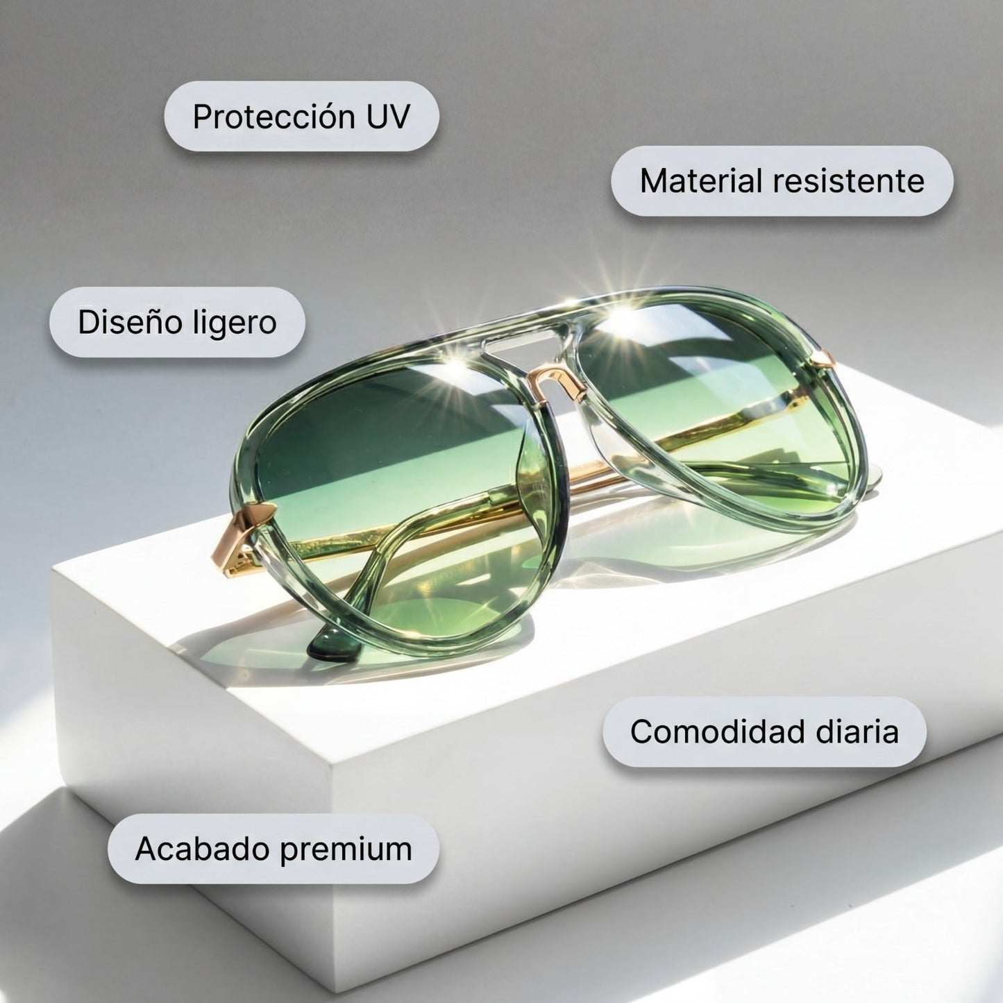 Gafas Aviador - Aura Noir