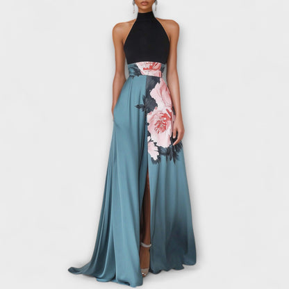 Natalie - Vestido Maxi A-line Floral
