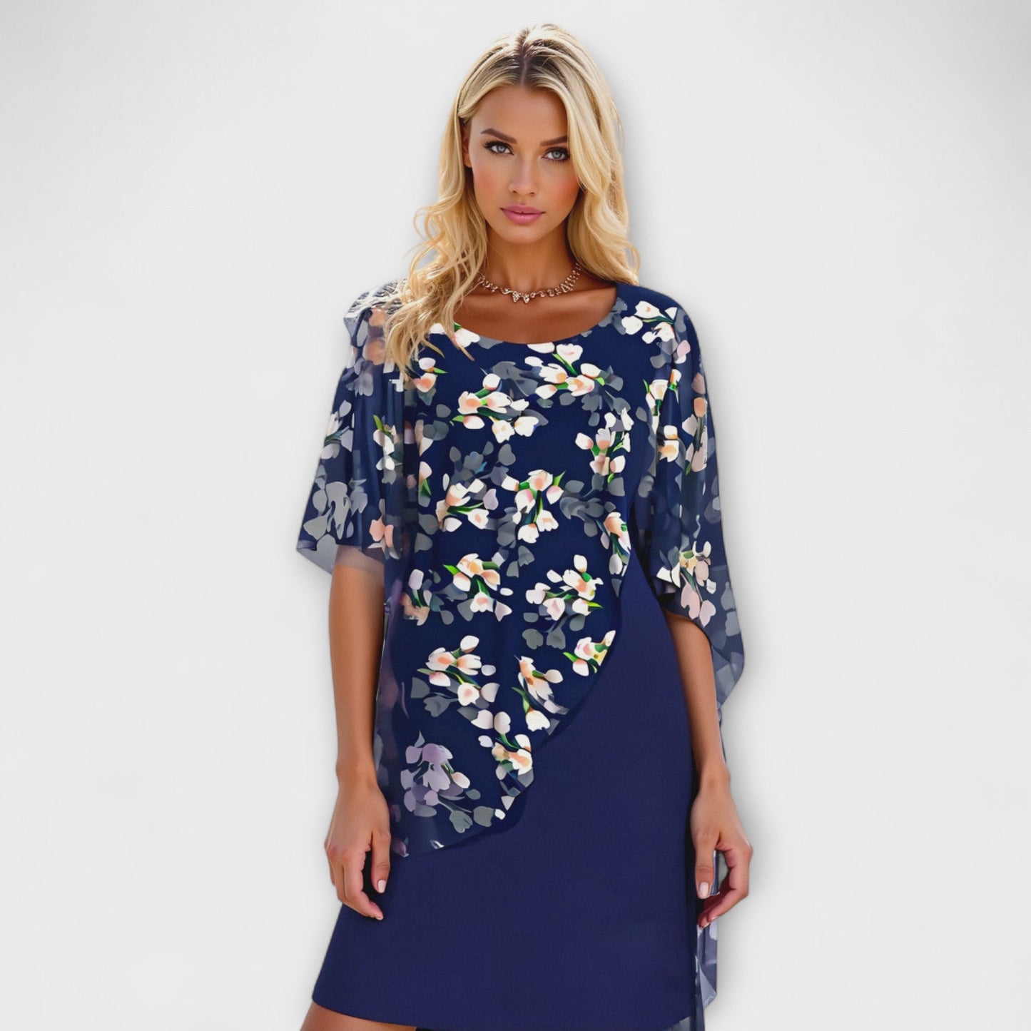 Lyanna - Vestido de gasa floral para mujeres
