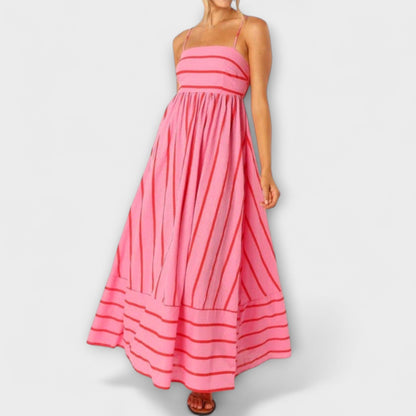 Rosa - Vestido Casual a Rayas