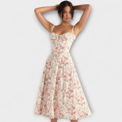 Zipporas - Vestido personalizado con moderno estampado floral de primavera