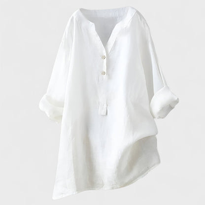 Freja - Camisa Cómoda con Botones
