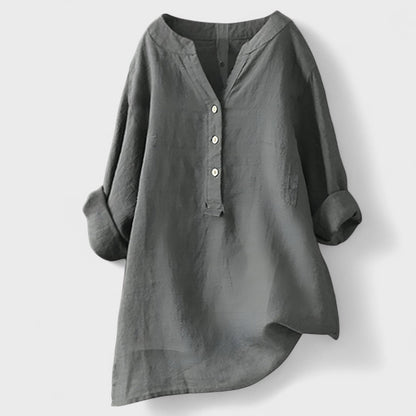 Freja - Camisa Cómoda con Botones