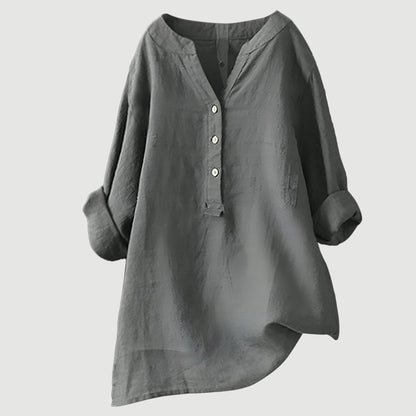 Lea | Blusa ligera y cómoda con botones