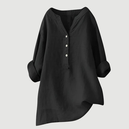 Lea | Blusa ligera y cómoda con botones