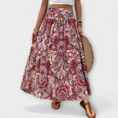 Vestido cómodo con estampado