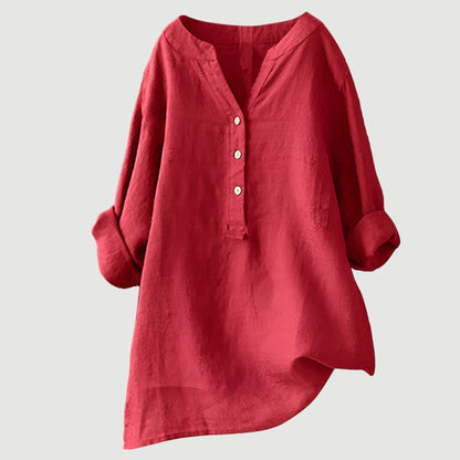 Lea | Blusa ligera y cómoda con botones
