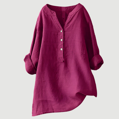 Lea | Blusa ligera y cómoda con botones
