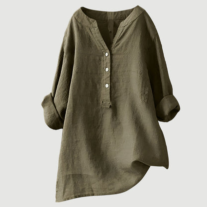 Lea | Blusa ligera y cómoda con botones